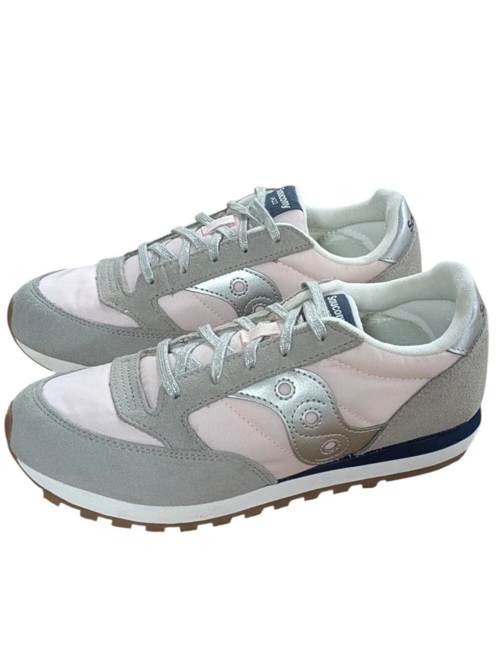 Saucony Jazz Original Gray and Blush Sneakers Size 5